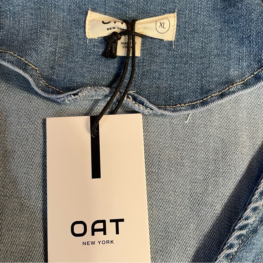 Oat New York Blue Denim Vest - Picture 8 of 8